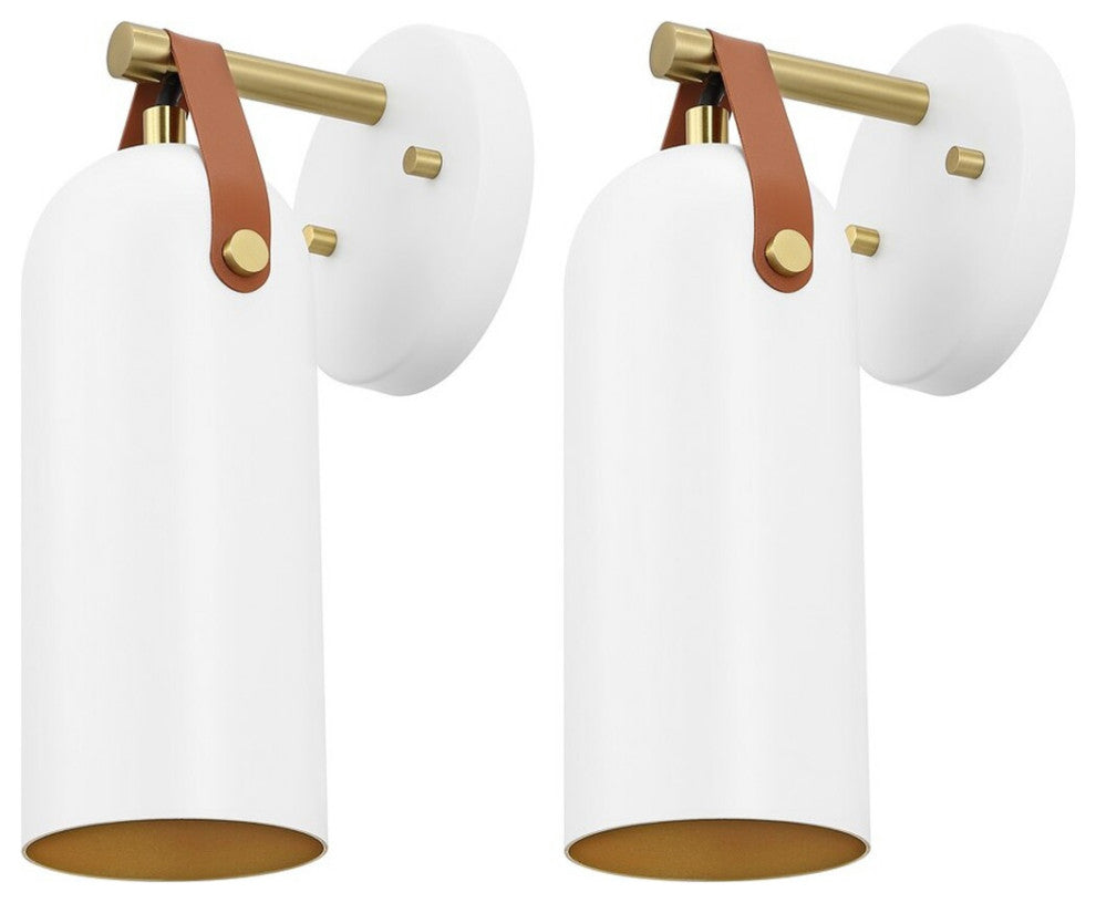 Safavieh Westly 5.5" Wall Sconce, White/Gold