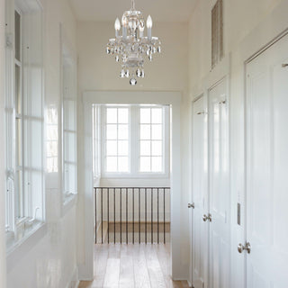 Crystorama Lighting Group 5534-CL-MWP Traditional Crystal 4 Light - Wet White