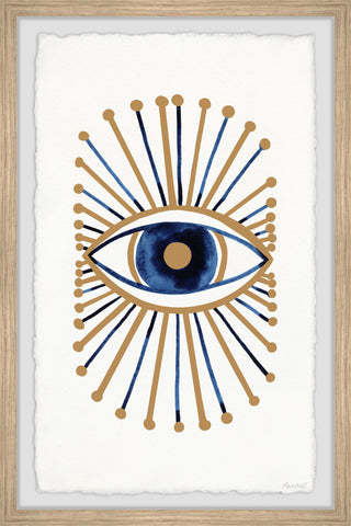 "Your Eyes Speak" Framed Painting Print, 24x36