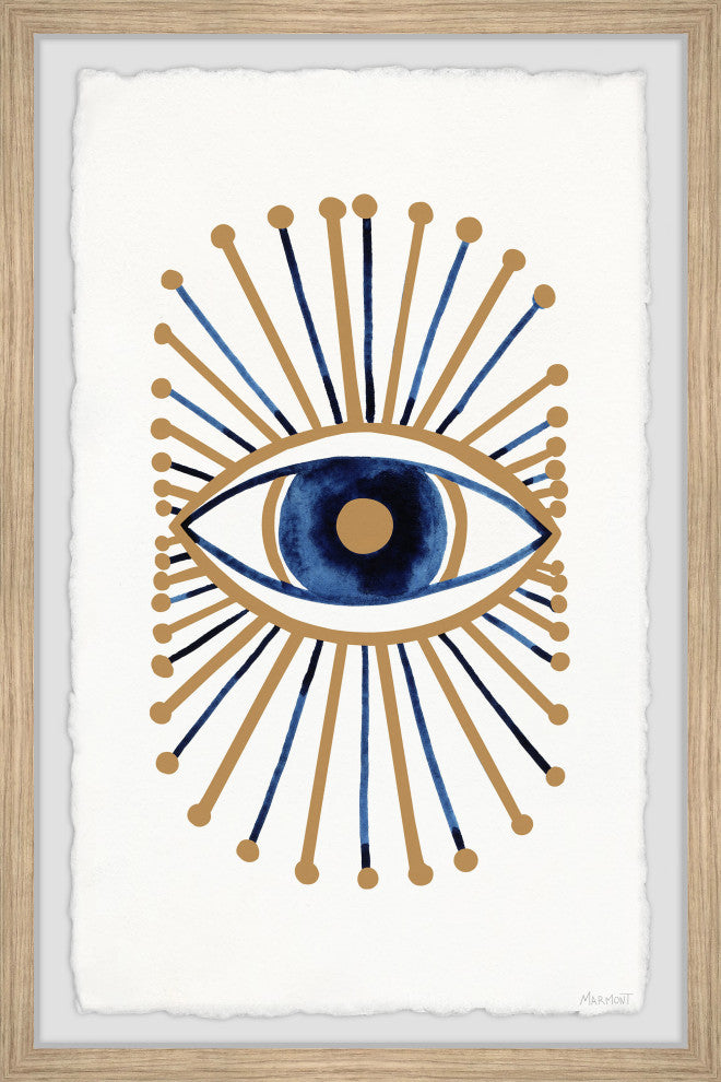 "Your Eyes Speak" Framed Painting Print, 24x36