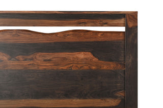 Aubrey Live Edge Wood Panel Bed, King