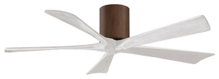 Matthews Fan, Irene-5H Ceiling Fan, Walnut, 52", Matte White