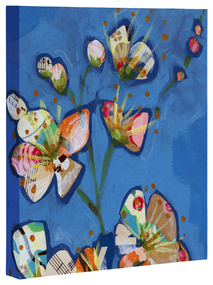 Deny Designs Land Of Lulu Apple Blossoms 1 Art Canvas