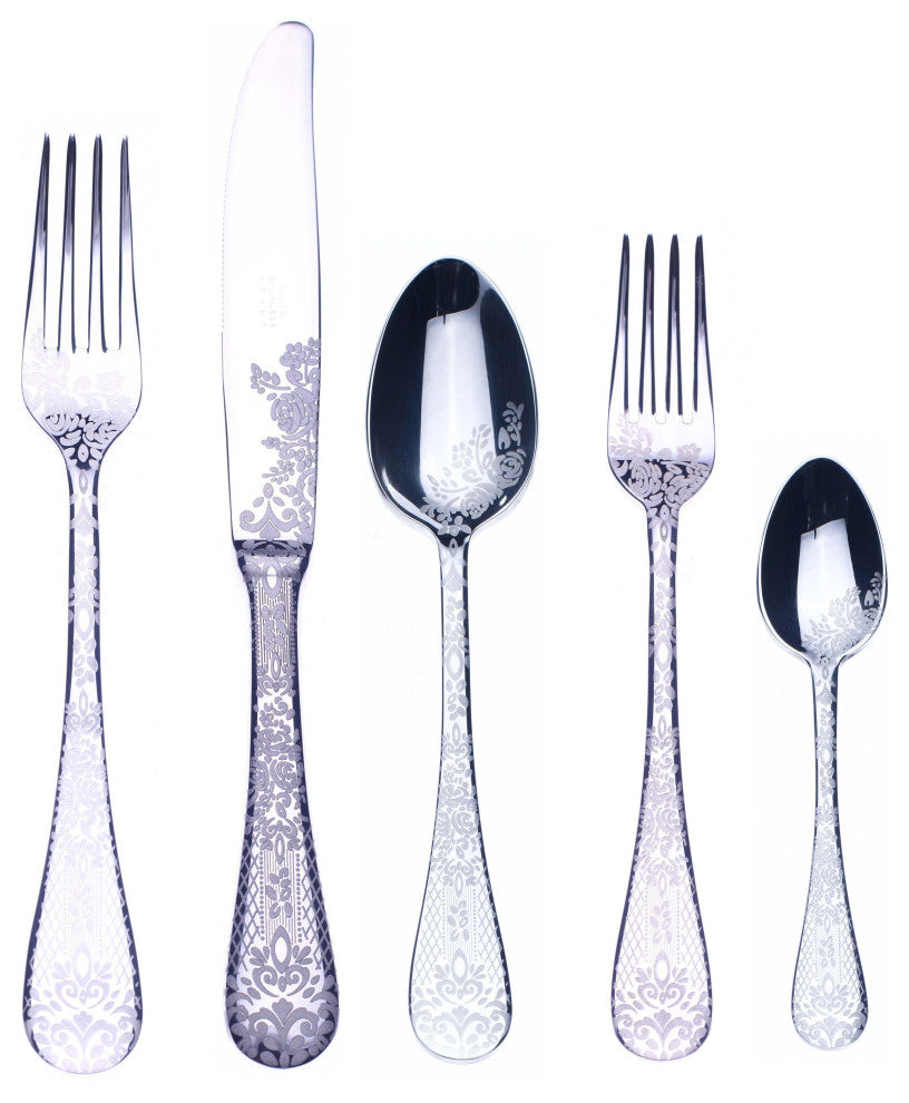 Casablanca Flatware, Flowers, 5-Piece Set