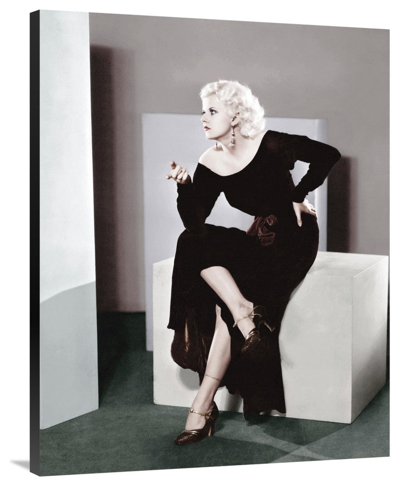 "Jean Harlow" Stretched Canvas Giclee by Hollywood Photo Archive, 32x40"