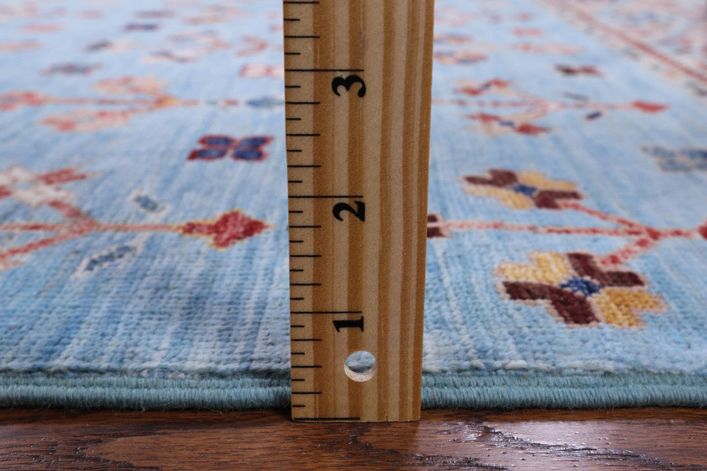 Handmade Tribal Persian Gabbeh Wool Rug 6' 6" X 9' 9" Q8252