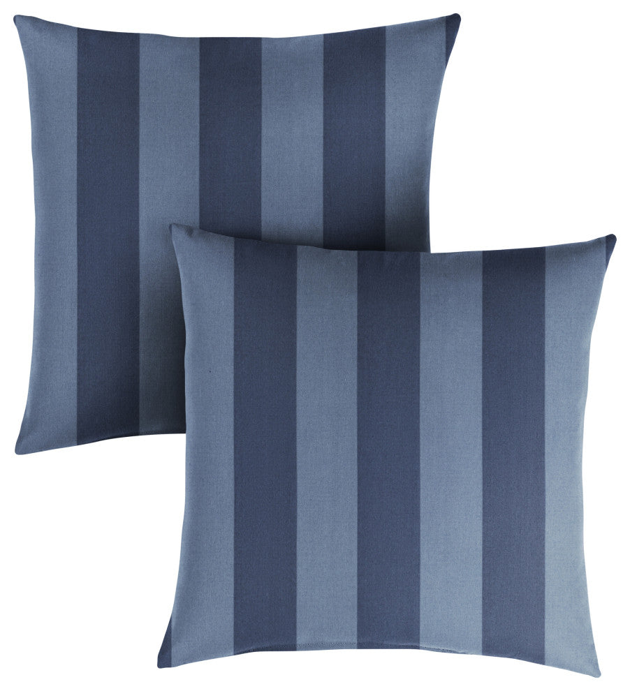Sorra Home Preview Capri Knife Edge Pillow, Set of 2, 20"x20"x6"