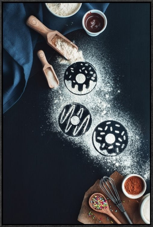 Baking Recipe: Donuts, 20"x30"