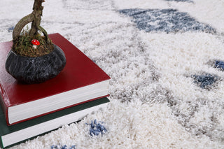 Noori Rug Shag Nolan Ivory/Blue Rug