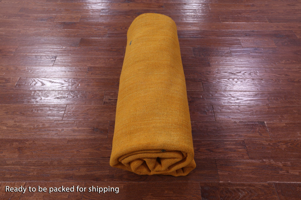 10' Round Persian Gabbeh Handmade Wool Rug - Q15151