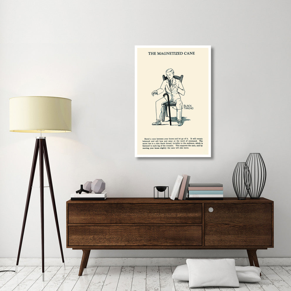 "The Magnetized Cane" Digital Paper Print by Retromagic, 31"x46"