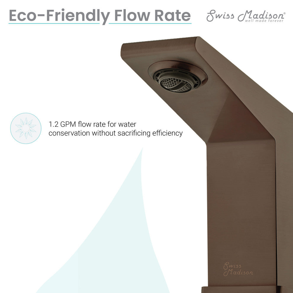 CarrÃ© 8" Widespread 2-Handle Bathroom Faucet, Oil Rubbed Bronze