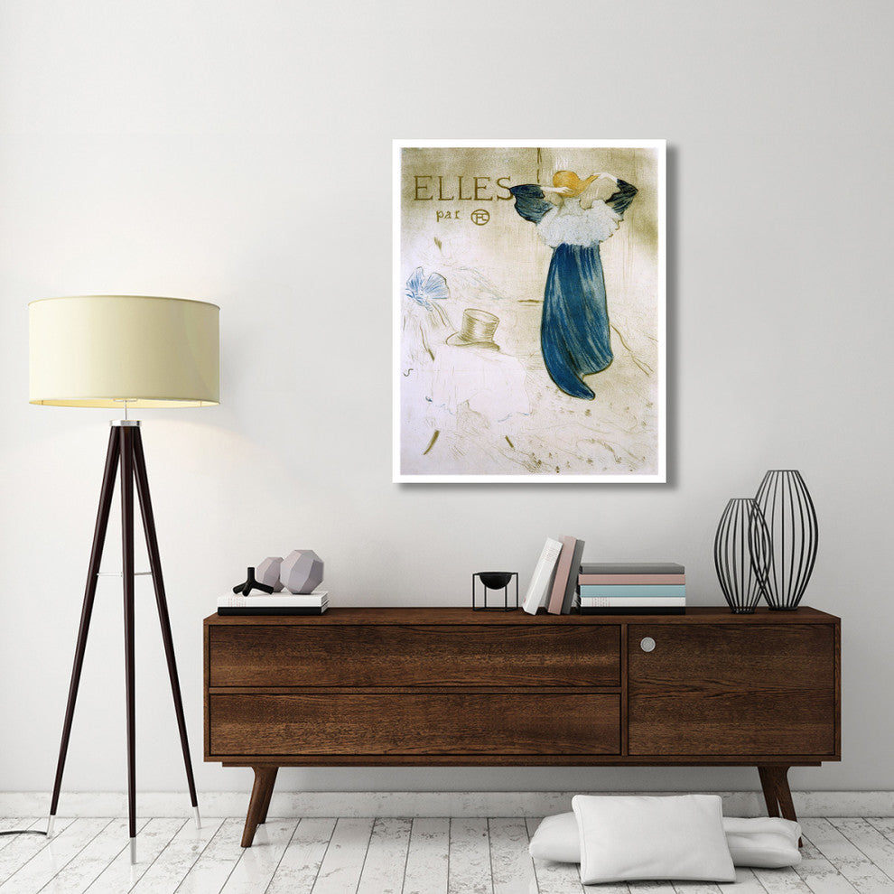 "Elles" Digital Paper Print by Henri Toulouse-Lautrec, 37"x46"