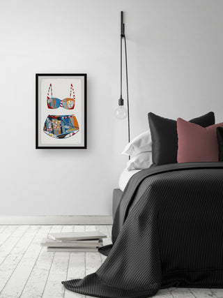 "Liberty Bikini" Framed Painting Print, 20x30