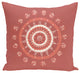 Beachy Keen Geometric Print Outdoor Pillow, Burnt, 18"x18"