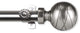 Lynn Curtain Rod 13/16" 120-170", Satin Nickel