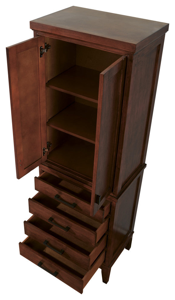 Avanity Madison 24" Linen Tower, Tobacco Finish