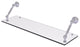 Waverly Place 30" Floating Glass Shelf, Polished Chrome
