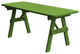 Pine Traditional Table, Lime Green, 4 Foot