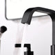 Luxier WSP04-T 2-Handle Widespread Bathroom Faucet with Drain, Matte Black