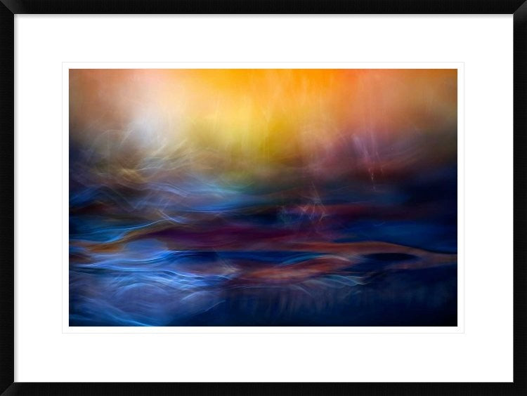 "Inner Peace" Framed Digital Print by Willy Marthinussen, 30x22"