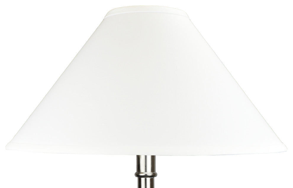 Fenchel Shades 5"x18"x11" Empire Lamp Shade, Linen White