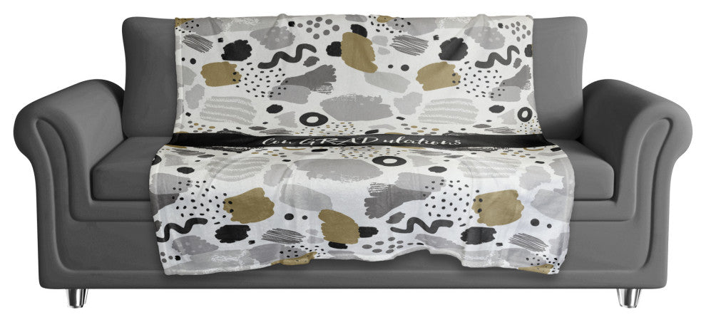 Graduation Confetti Pattern 50x60 Coral Fleece Blanket