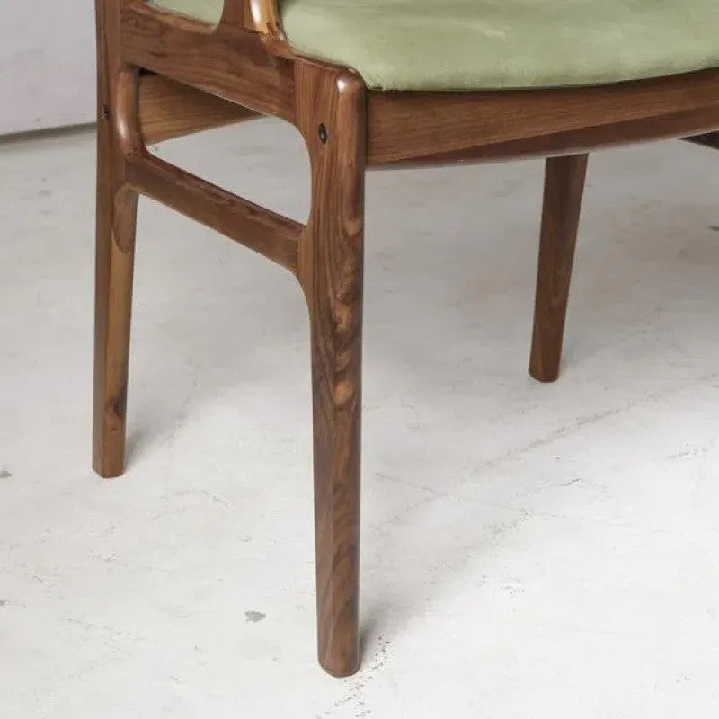 Sonder Living Fred Arm Chair | Green Canvas