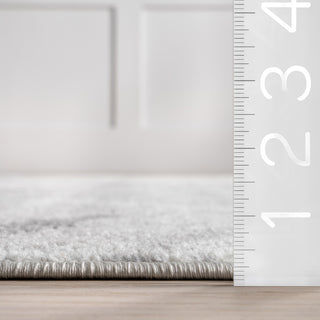 Nuloom Thigpen Striped Contemporary Area Rug, Grey 7'6"x7'6"