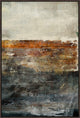 Lava Land, 31.25"x46.25", Espresso Natural Wood Gallery Floater