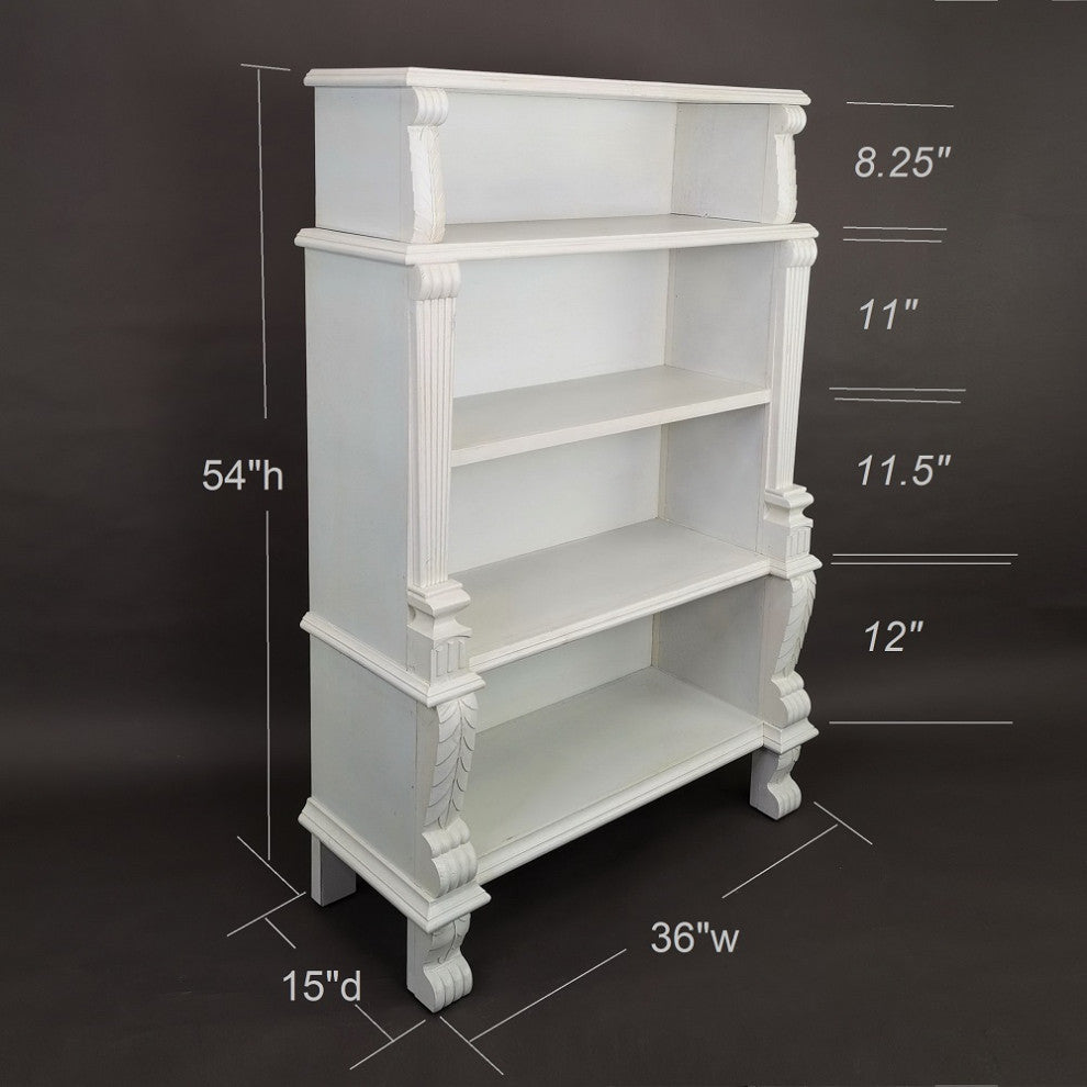 Classic Bookcase, White
