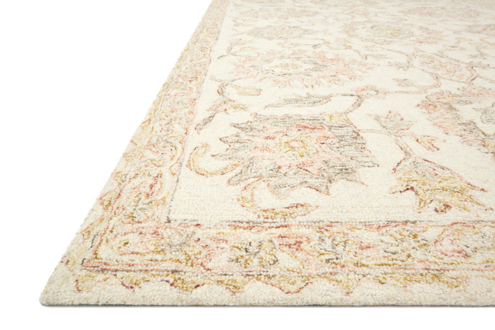 Loloi Norabel Ivory/Blush 2'-6" x 9'-9" Area Rug