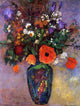 Odilon Redon Bouquet of Flowers in a Vase, 21"x28" Wall Decal