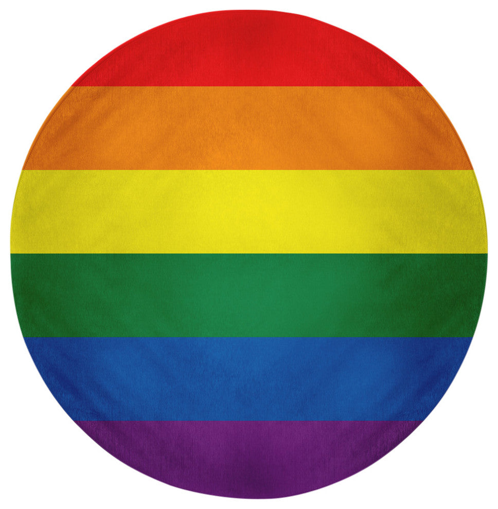 Pride Chenille Rug, Pride, 5' Round