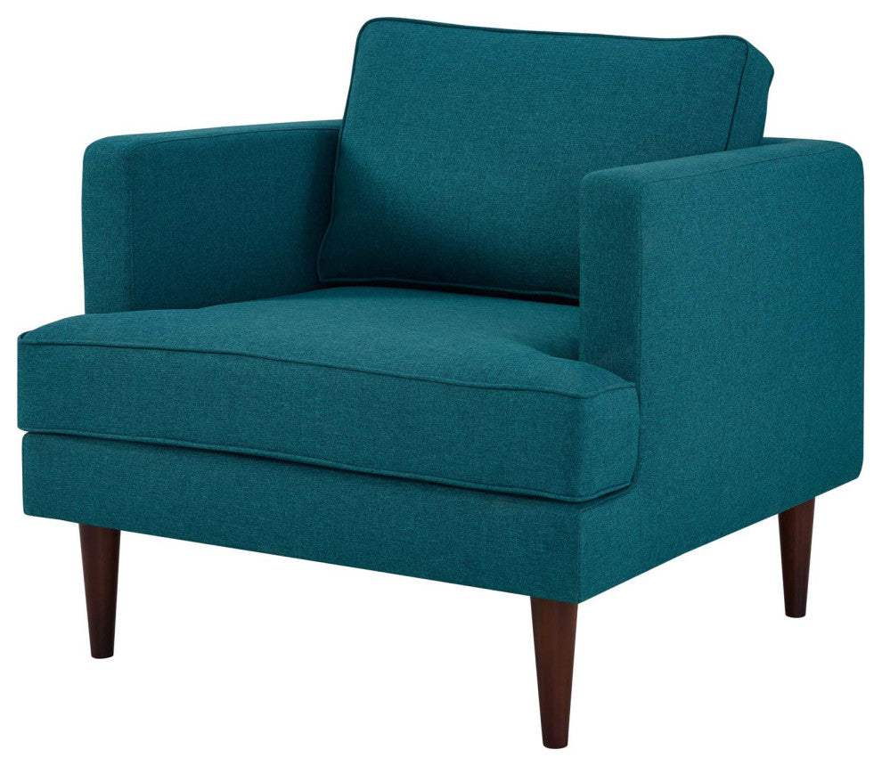 Armchair and Sofa Set, Fabric, Teal Blue, Modern, Living Lounge Hospitality