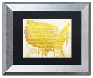 Color Bakery 'American Dream II', Silver Frame, Black Mat, 14x11