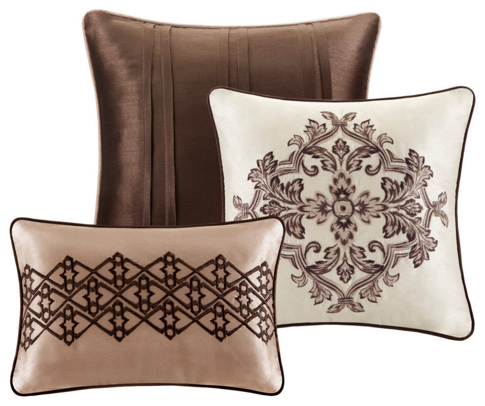 Madison Park Jacquard 7-Piece Comforter Set, Queen