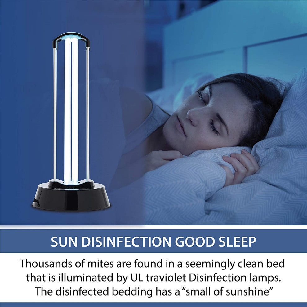 Smart UV Germicidal Disinfection Sterilization Lamp 40W With Remote Control