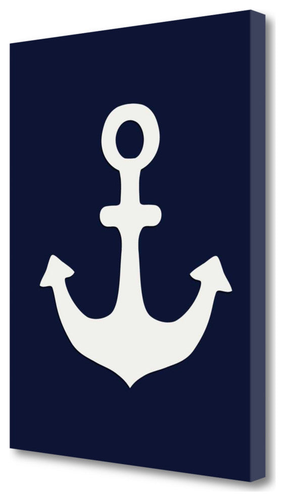 22" Anchor's Down Giclee Wrap Canvas Wall Art