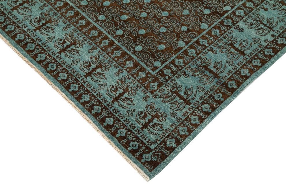 Rug N Carpet - Handmade Oriental 5' 11" x 8' 11" Wool Oushak Area Rug