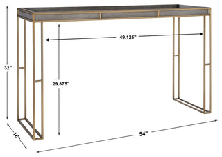 Uttermost Cardew Modern Console Table, 25377