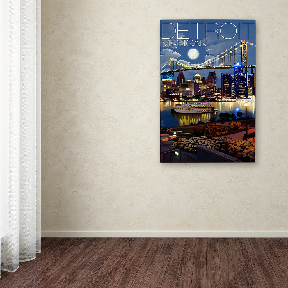 Lantern Press 'City 1' Canvas Art, 12" x 19"