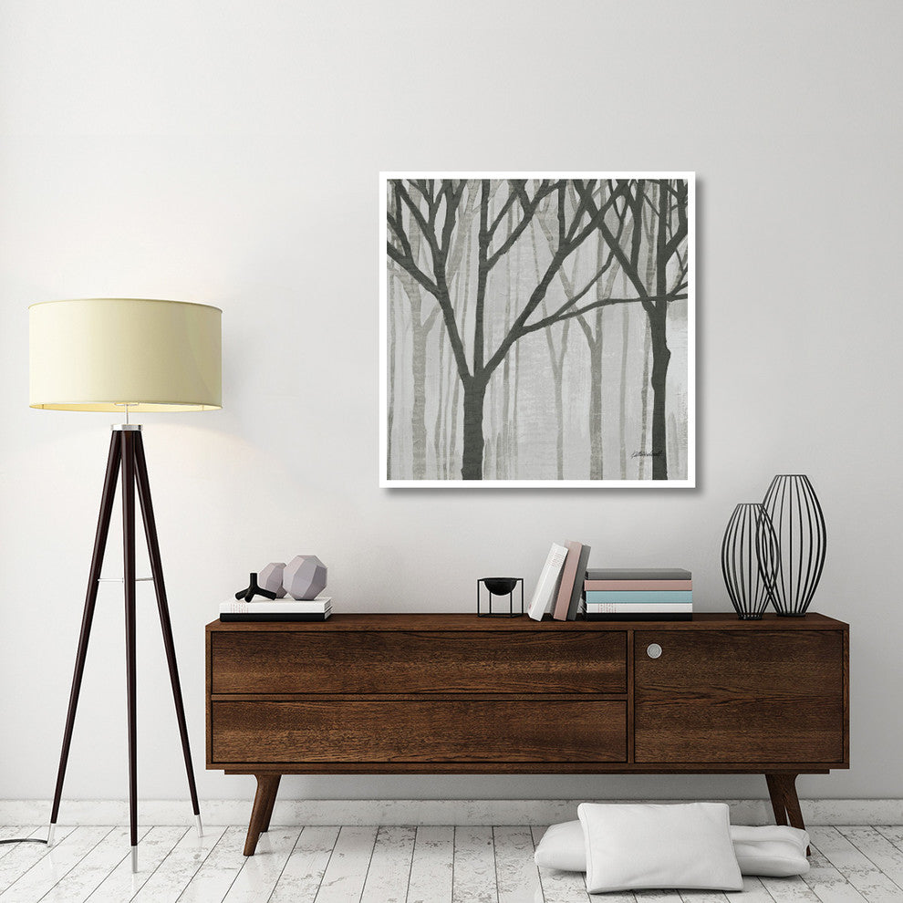 "Spring Trees Greystone III" Digital Paper Print by Kathrine Lovell, 42"x42"