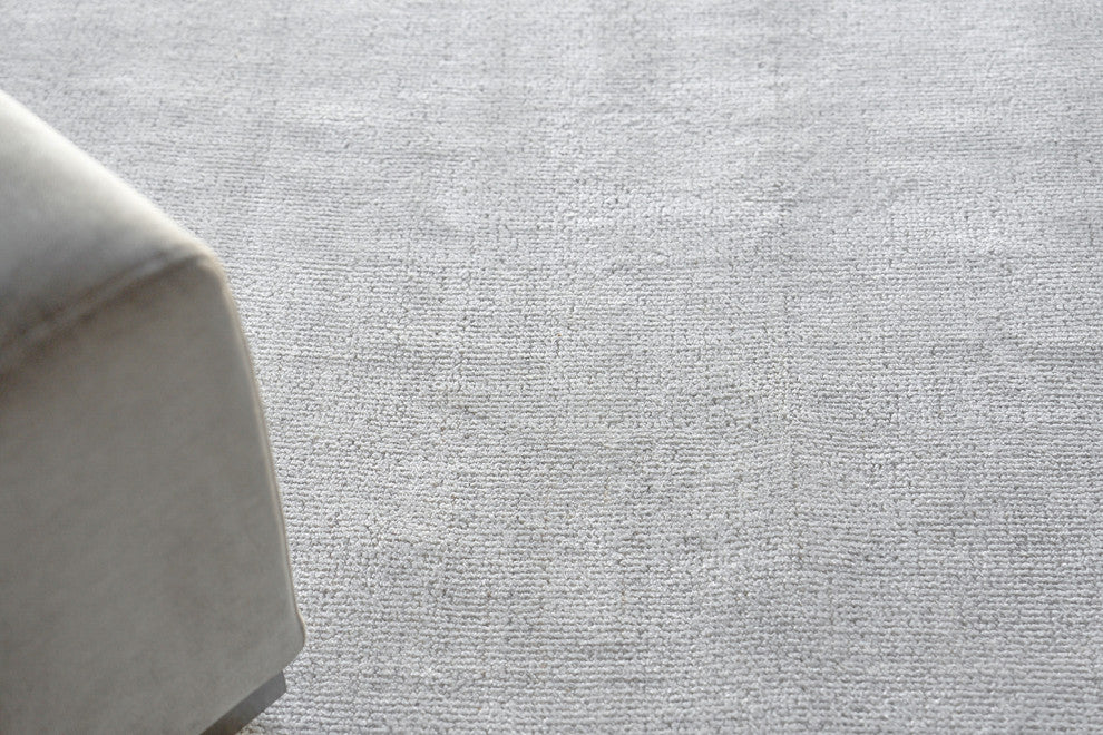 Poliforma Handloomed Polyester Light Beige Area Rug, 6'x9'