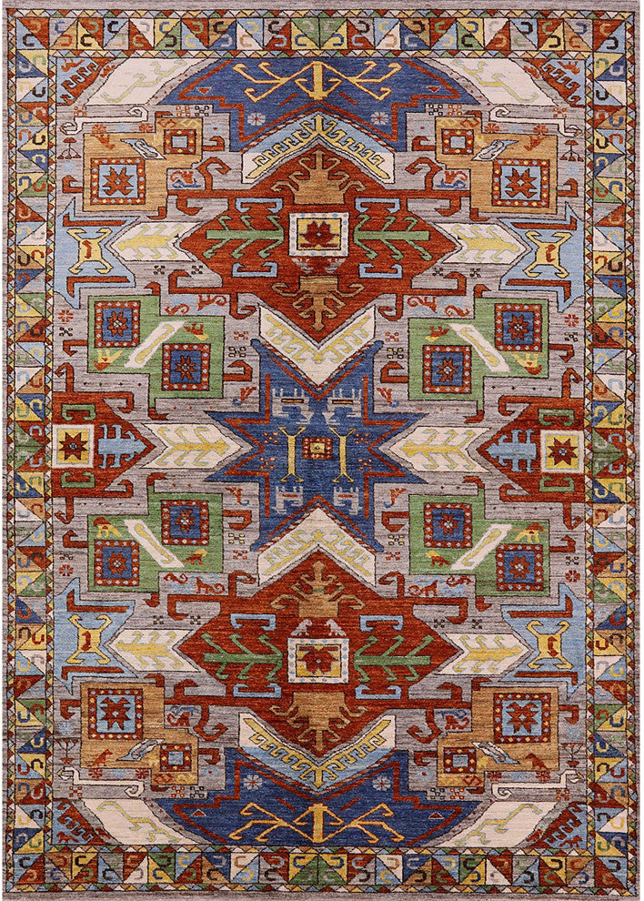 Ahgly Company Indoor Rectangle Mid-Century Modern Area Rugs, 2' x 4'