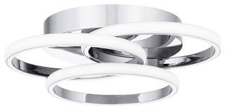 Quoizel PCMON1616 Moonan 16"W LED Semi-Flush Ceiling Fixture - Polished Chrome