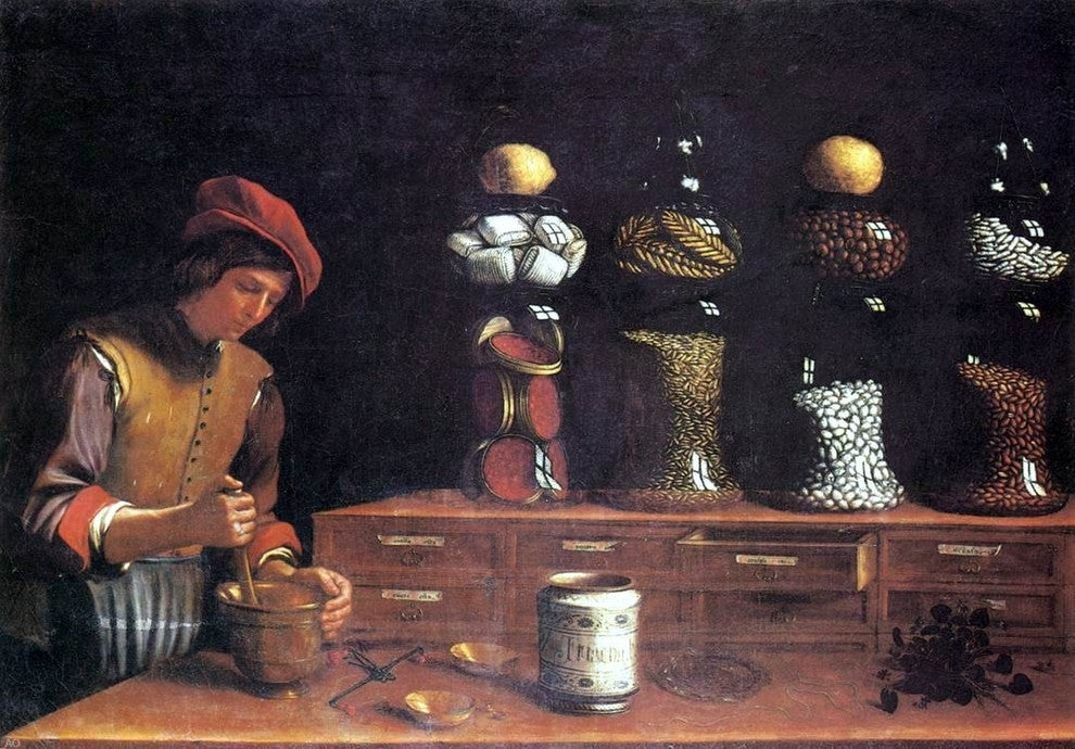 Paolo Antonio Barbieri The Spice Shop, 18"x27" Wall Decal