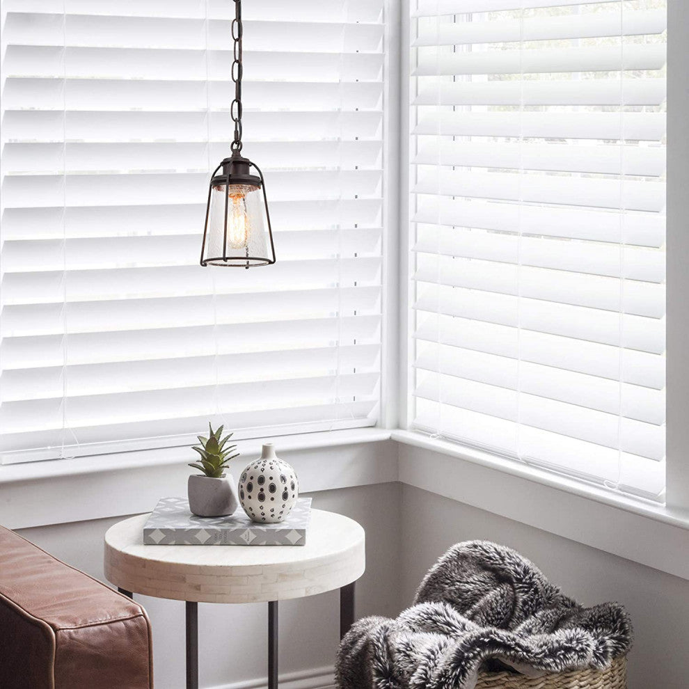 Mini Rust Pendant Light Farmhoue Glass Black Pendant Lamp