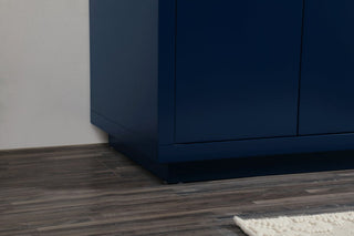 Bethany Single Bathroom Vanity, Blue, 42"