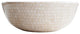 Botticino Marble Natural Stone Round Vessel Sink  (D)16" (H)6"